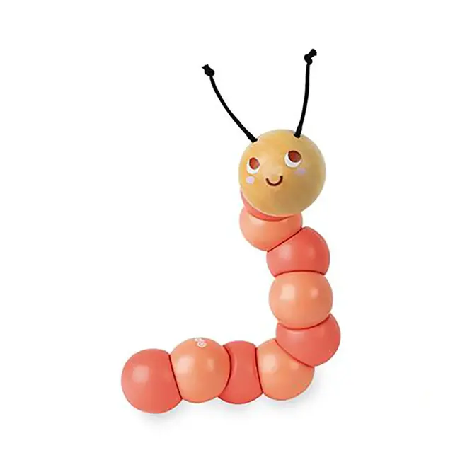 Janod Articulated Caterpillar Toy