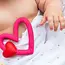 Oli & Carol Agatha Heart Teether