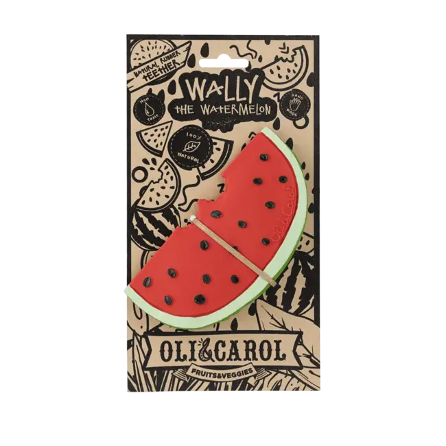 Oli & Carol Wally the Watermelon Teether