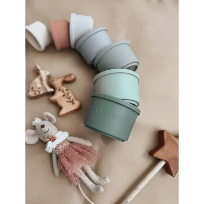 Nouka Nouka Stacking Cups, Sky