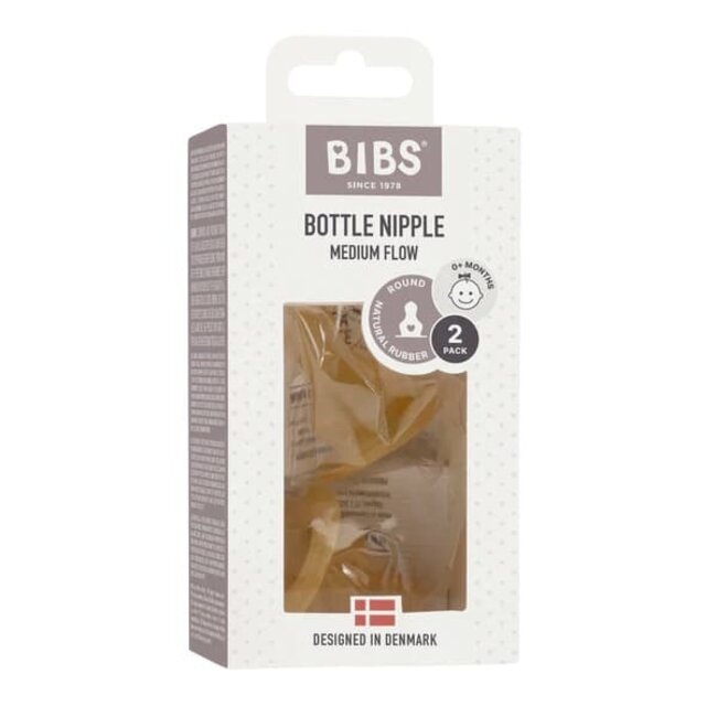 BIBS BIBS Medium Flow Nipples, 2 pack