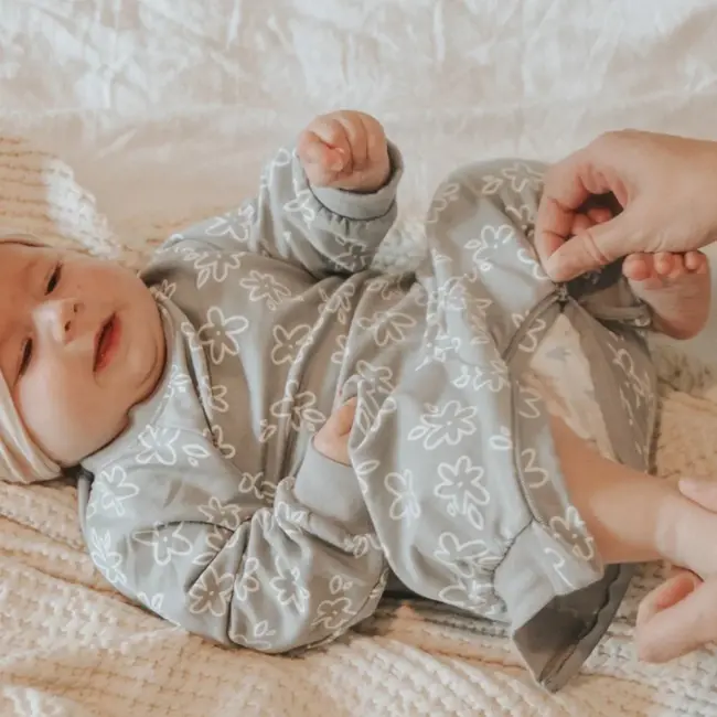 günamüna Daisy Days Bamboo Fleece Jumpsuit