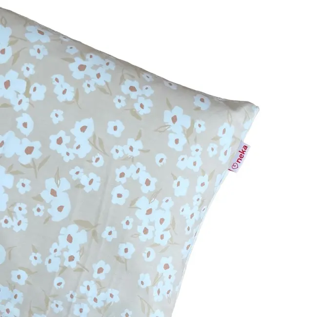 Neka Cotton Flower Hypoallergenic Buckwheat Pillow, 2-5 years