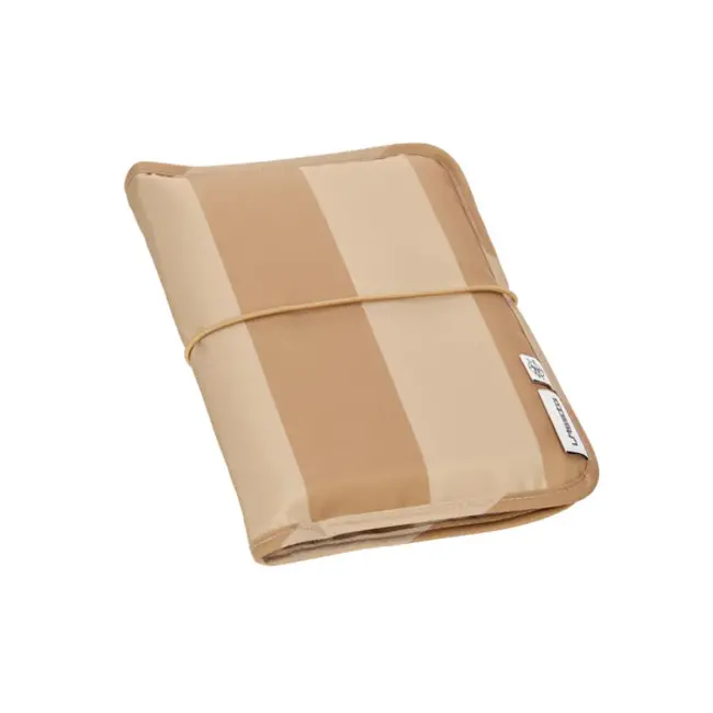 Lassig Beige & Camel Stripe Changing Pouch