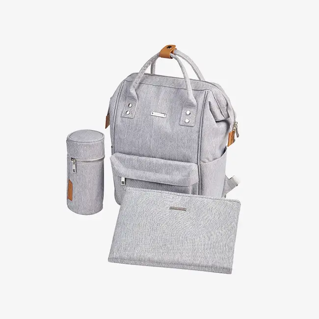 Grey Marl Mani Backpack