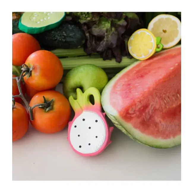 Oli & Carol Fuscia The Dragonfruit Teether