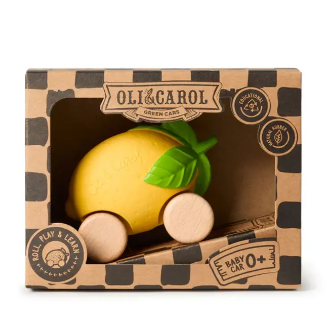 Oli & Carol The Lemon Baby Car Toy
