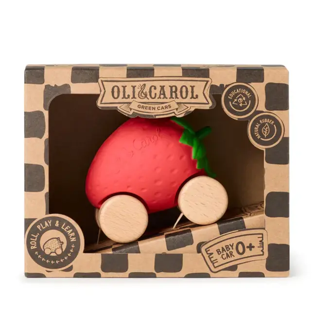 Oli & Carol The Strawberry Baby Car Toy