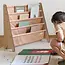 3 Sprouts Terrazzo/Clay Recycled Fabric Kids Book Rack