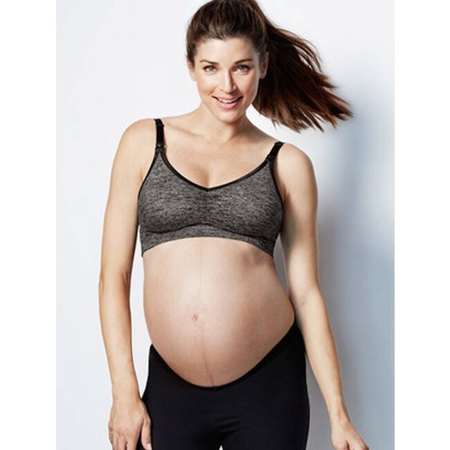 Bravado Body Silk Seamless Yoga, Charcoal Heather