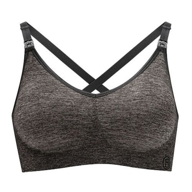 Bravado Body Silk Seamless Yoga, Charcoal Heather