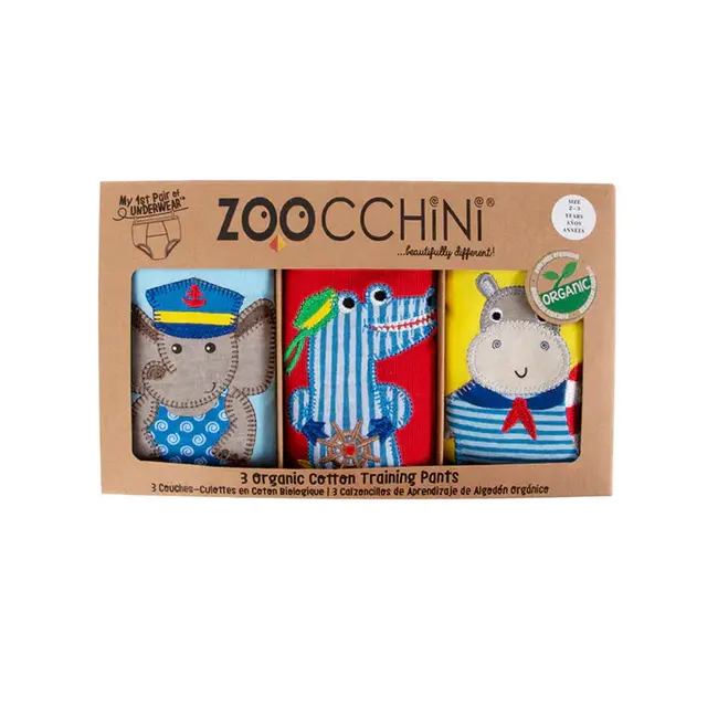 Zoochini Training Pant 3 Pack, Maritime
