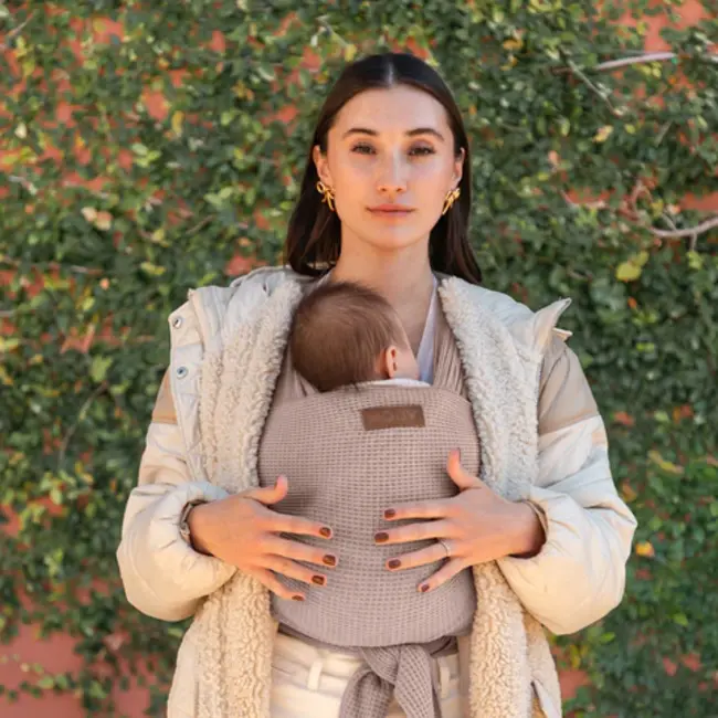 Moby Sandstone Waffle Knit Wrap