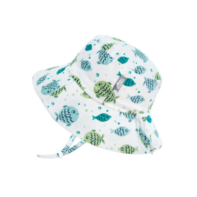 Jan and Jul Fish Friends Cotton Floppy Sun Hat