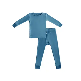 Dreamland Baby Ocean Blue Bamboo Toddler Pajamas
