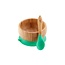 Avanchy Bamboo Green Bamboo Suction Bowl & Spoon Set