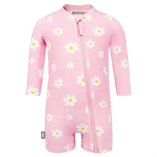 Jan and Jul Pink Daisy | 1-pc UV Sun Suit