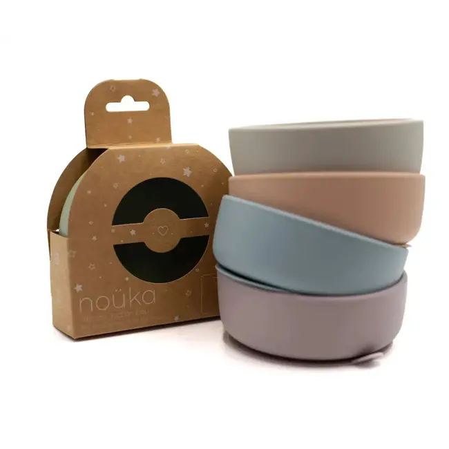 Nouka Lily Blue Suction Bowl