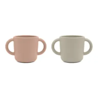 Nouka Soft Blush/Shifting Sand Training Cup 2 Pack