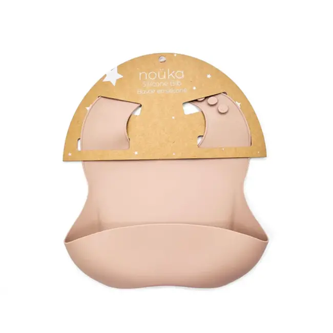 Nouka Soft Blush Silicone Bib