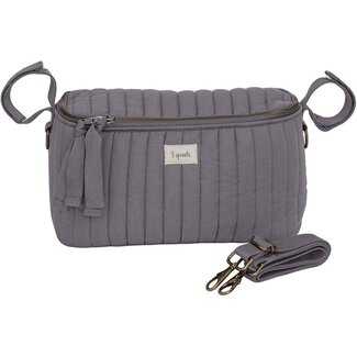 Universal Stroller Caddy Organizer | Charcoal Gray