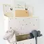 3 Sprouts Recycled Fabric Over the Door Organizer | Terrazzo Cream