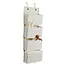 3 Sprouts Recycled Fabric Over the Door Organizer | Terrazzo Cream