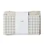 3 Sprouts Recycled Fabric Over the Door Organizer | Gingham Beige