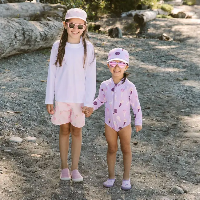 Jan and Jul Lavender Ice Cream | Girls One Piece UV Swimsuit