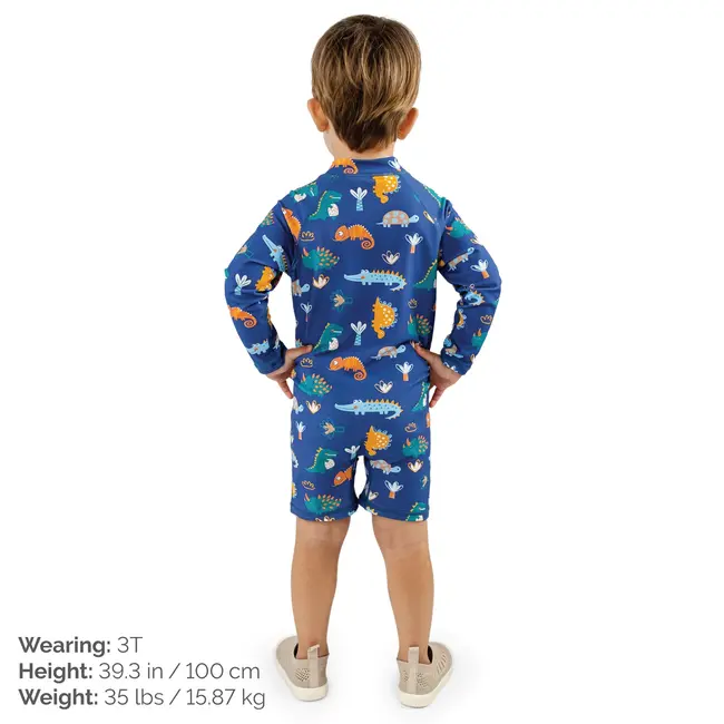 Jan and Jul Dino Buddies | 1-pc UV Sun Suit