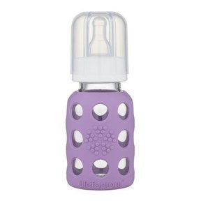 4oz Glass Baby Bottle, Lavender