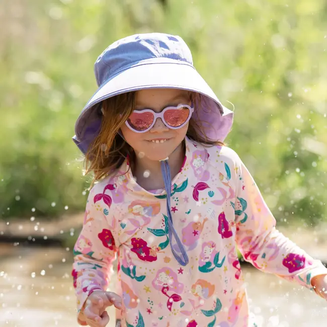 Jan and Jul Lavender | Heart Sunglasses