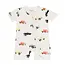Kyte Baby Zippered Shortall Romper in Vintage Truck