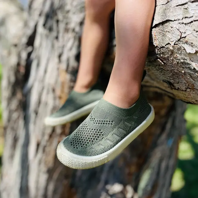 Jan and Jul Army Green | Breeze Knit Shoes