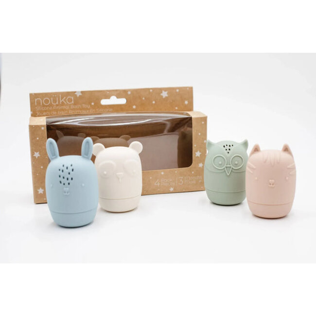 Nouka Nouka Animal Bath Toys, Woodland