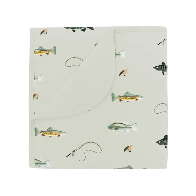 Kyte Baby Fishing Bamboo Baby Blanket