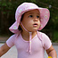 Jan and Jul Pink Daisy Cotton Floppy Sun Hat