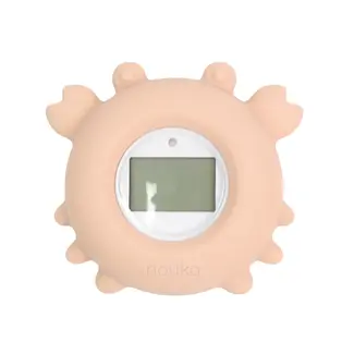 Nouka Soft Blush Crab Bathtub Safety Thermometer