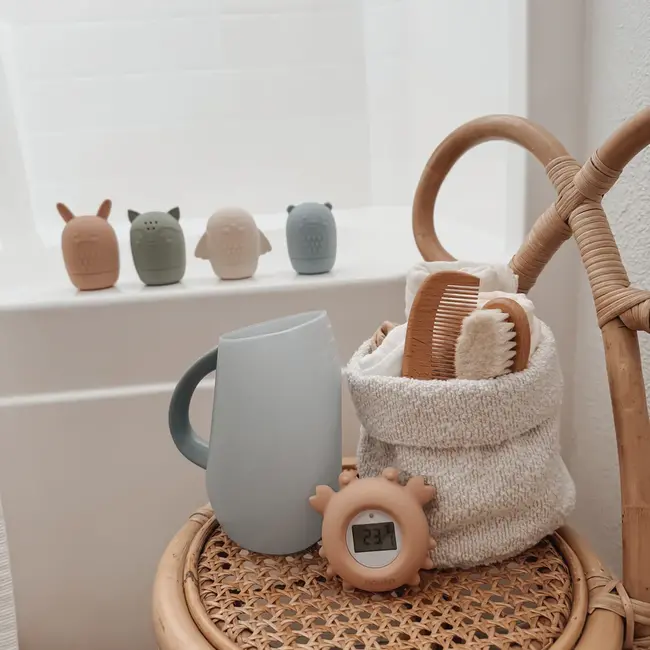 Nouka Soft Blush Crab Bathtub Safety Thermometer