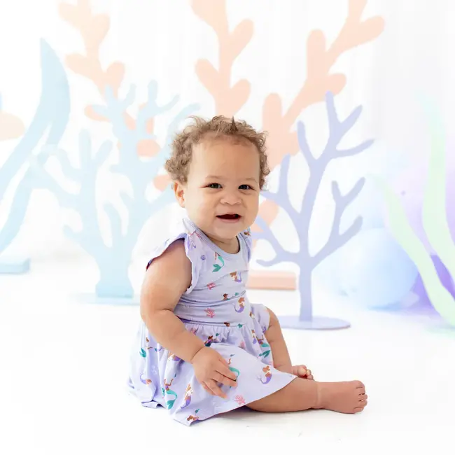 Kyte Baby Mermaid Twirl Bodysuit Dress