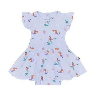 Kyte Baby Mermaid Twirl Bodysuit Dress