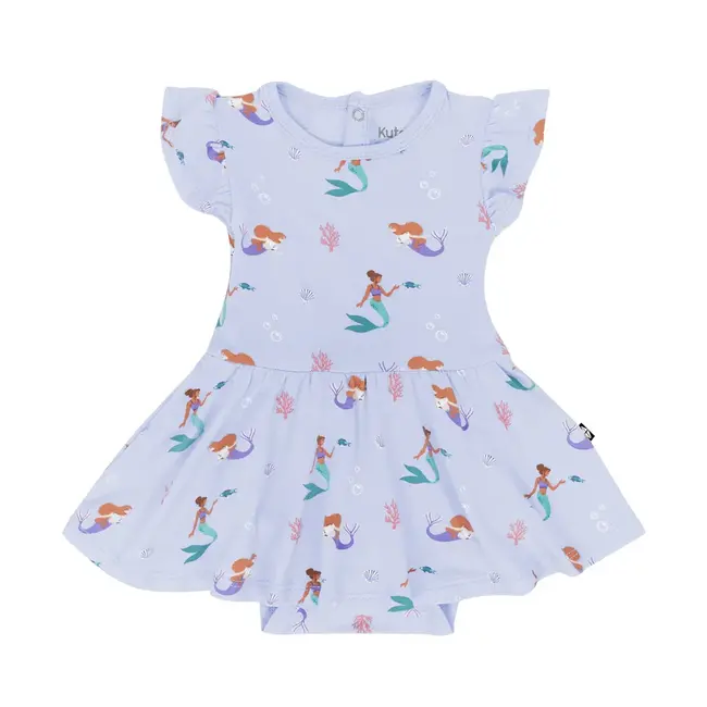 Kyte Baby Mermaid Twirl Bodysuit Dress