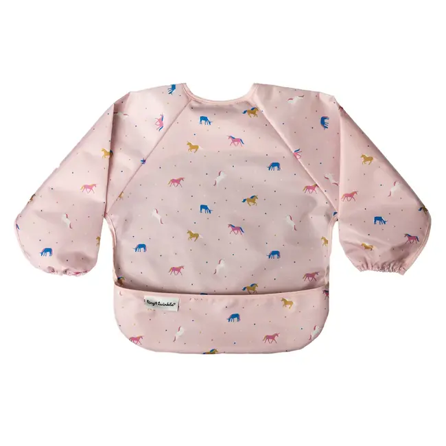 Tiny Twinkle Unicorn Mess-Proof Full Sleeve Bib
