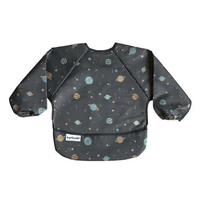 Tiny Twinkle Space Mess-Proof Full Sleeve Bib