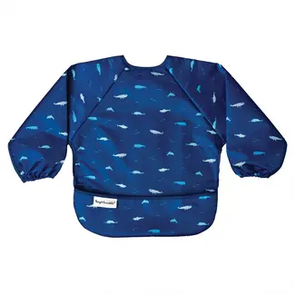 Tiny Twinkle Ocean Life Mess-Proof Full Sleeve Bib