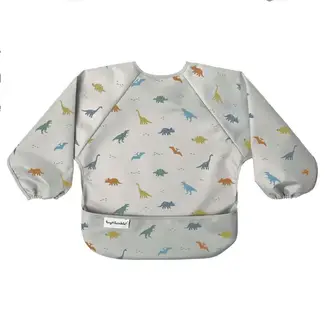Tiny Twinkle Dinosaur Mess-Proof Full Sleeve Bib
