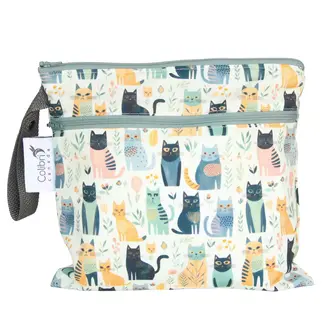 Colibri Cats Small Double Duty Wet Bag