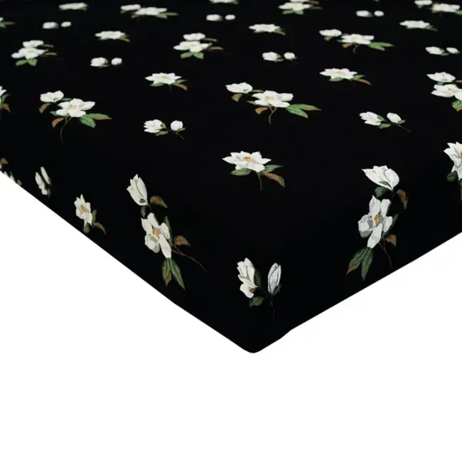 Kyte Baby Midnight Magnolia Bamboo Crib Sheet