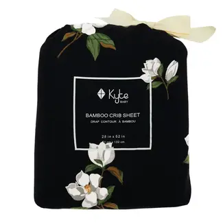 Kyte Baby Midnight Magnolia Bamboo Crib Sheet