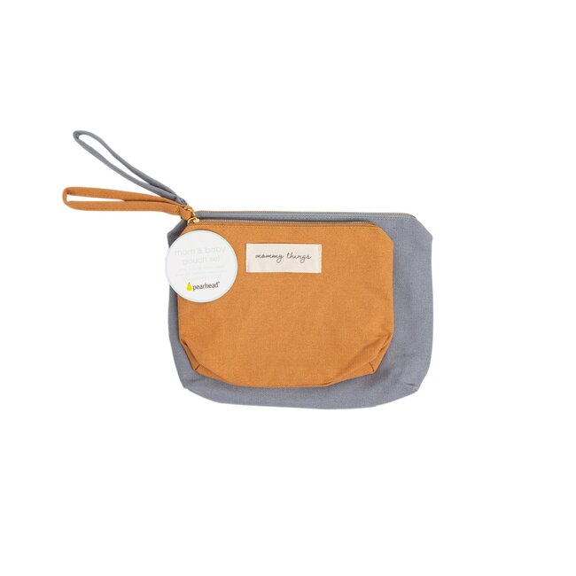 Pearhead Mommy & Baby Things Pouch Set